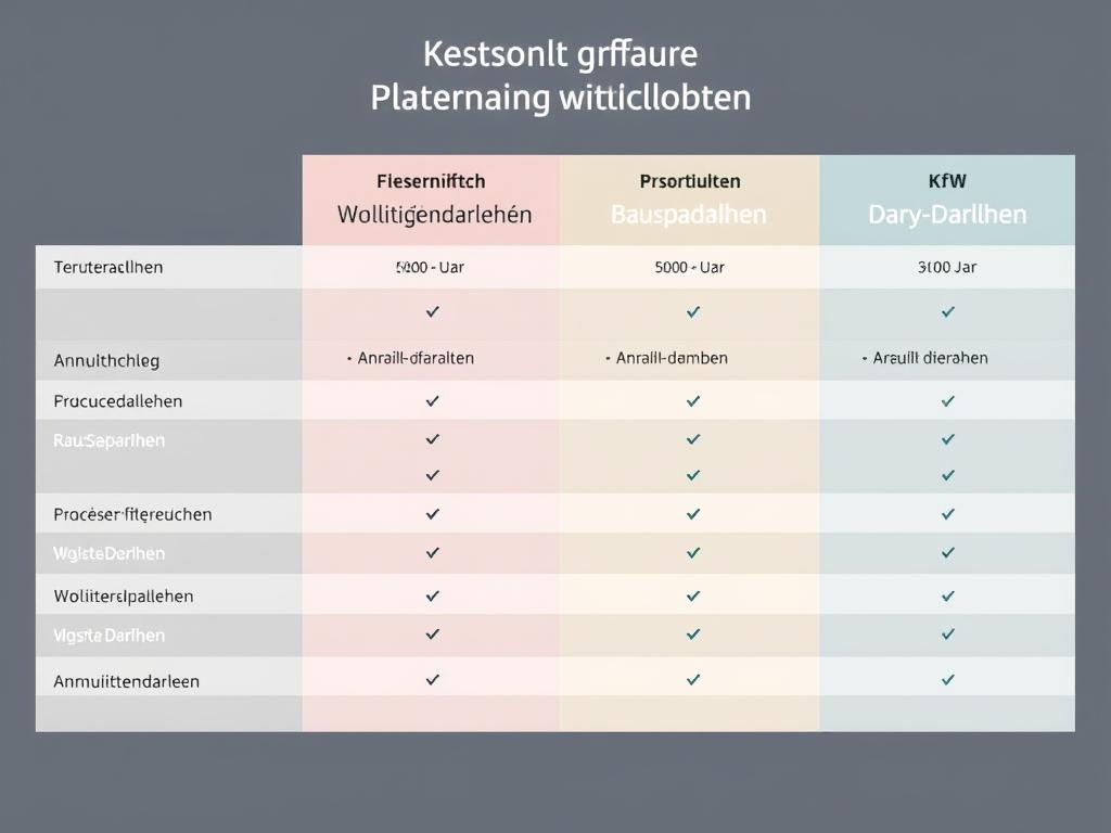 Verschiedene Arten der Immobilienfinanzierung im Vergleich